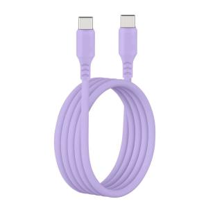 China Soft - Touch Silicone USB - C Cable In Lavender: Quality You Can Trust wholesale