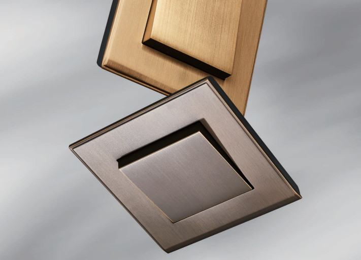 Amertop New Modern Design Brass Wall Switch And Socket For Villa And Apartment