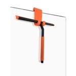 Orange Silicone Handle Stainless Steel Window Wiper