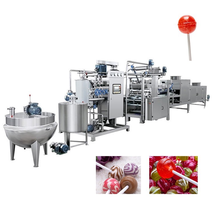 Flat Lollipop Making Machine Automatic High Productivity For Candy Making