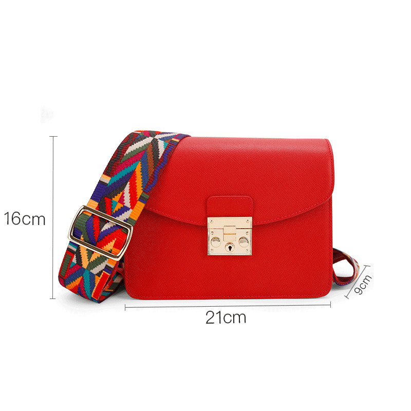 Retro Red Pu Leather Handbags Tote Purse Patent Leather Luxury Shoulder Bags