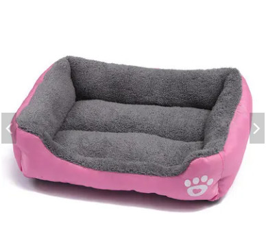 Polyester Pet Crate Bed Sofa Solid Plush Dog Bed
