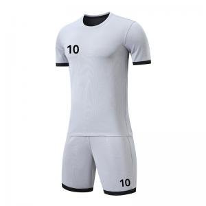 China Odorless Men Soccer Shirts Jerseys Breathable Anti Pilling V Neck wholesale