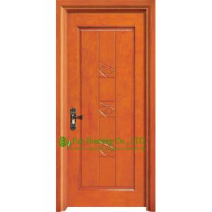 Custom Water Proof Timber Veneer Single Bedroom Door ,Modern Wooden Main Door Design