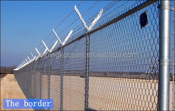Airport Perimeter Security Electric Fence with Heat Treatment and Waterproof Design