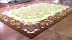 Comfortable Handmade Woollen Carpet / Chinese Hand Knotted Wool Rugs