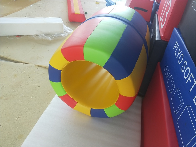 Fitness Training Drum Octagonal Rainbow Roller for Kindergarten Parent-Child Bonding