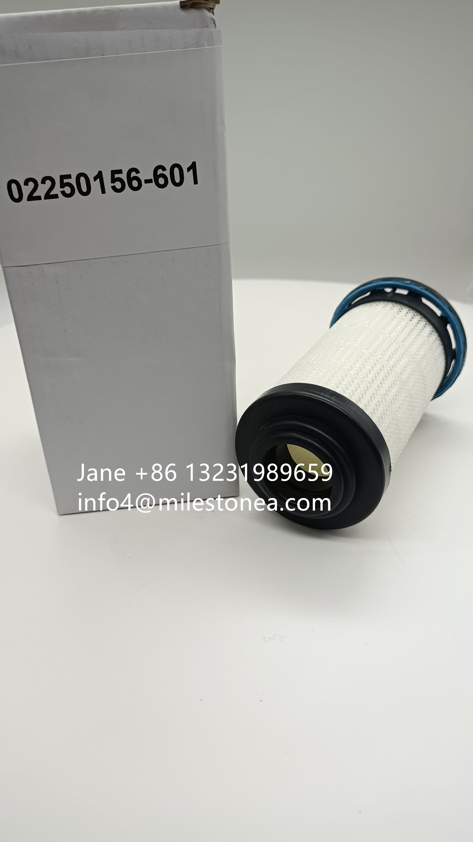 Best selling replacement oil filter 02250156-601 for screw air compressor parts with high quality