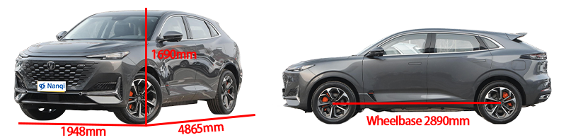 Changan UNI-K iDD Plug In Hybrid SUV Car 1.5T 170Ps L4 135km