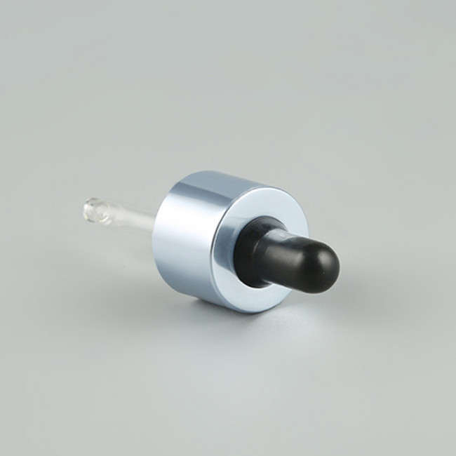 24/410 Aluminium Glass Eye Dropper For Essential Oil Dropper 2 Oz