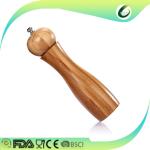 Durable Bamboo Salt And Pepper Grinders , Wooden Pepper Mill And Salt Shaker
