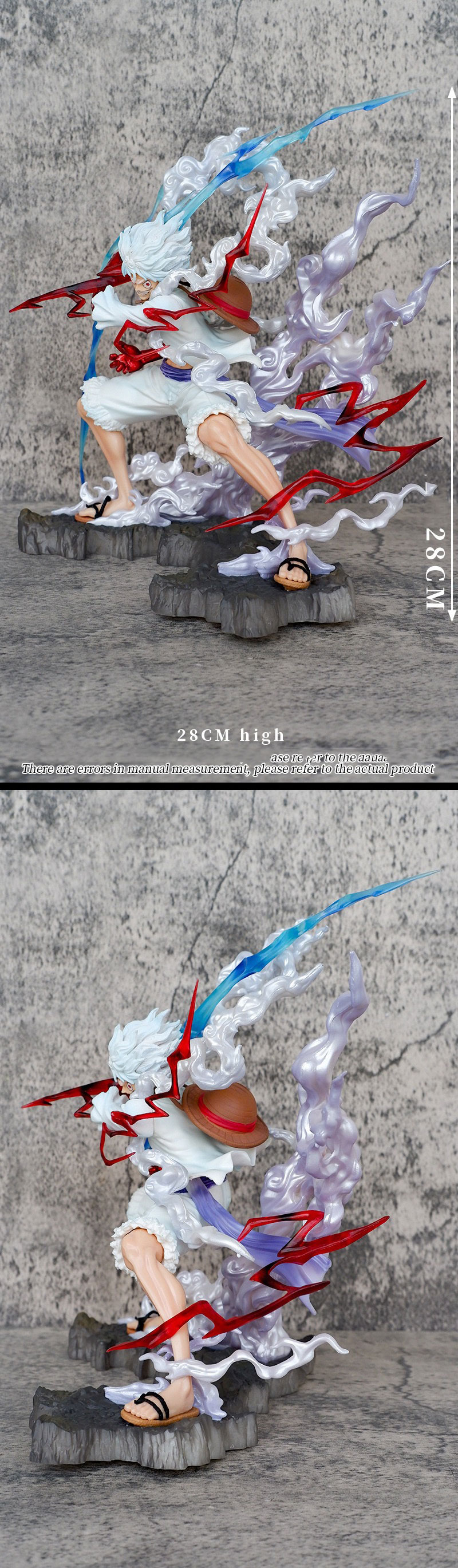 ANIME HEROES Wink Thunderbolt Nika Luffy Game Figurines Toys Series Movable Inter