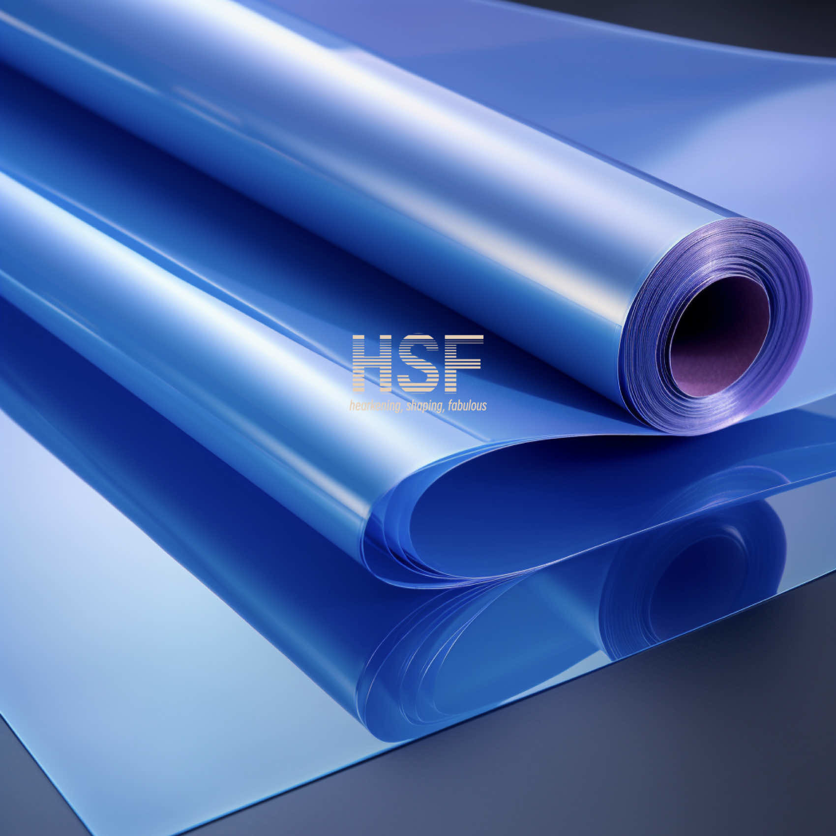 50 Micron Translucent Blue PET Release Coating Polyester Film