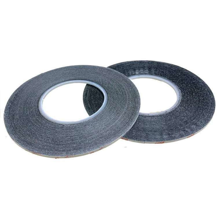 TESA 61365 100μm Thick Double Sided Sticky Tape Black PET High Adhesive Acrylic