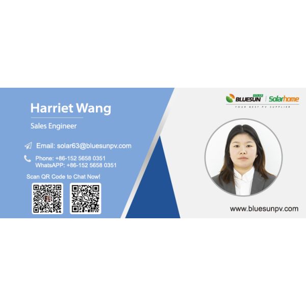 Bluesun 166mm Solar Panel 72 BLUESUN Mono 460W 455W 450W Solar Half Cells Perc Half Cell Panels