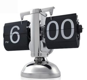 China Internal Gear Operated Retro Flip Down Clock wholesale