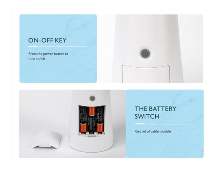 Green Battery Operated Sanitizer Dispenser 0.26S 250ML