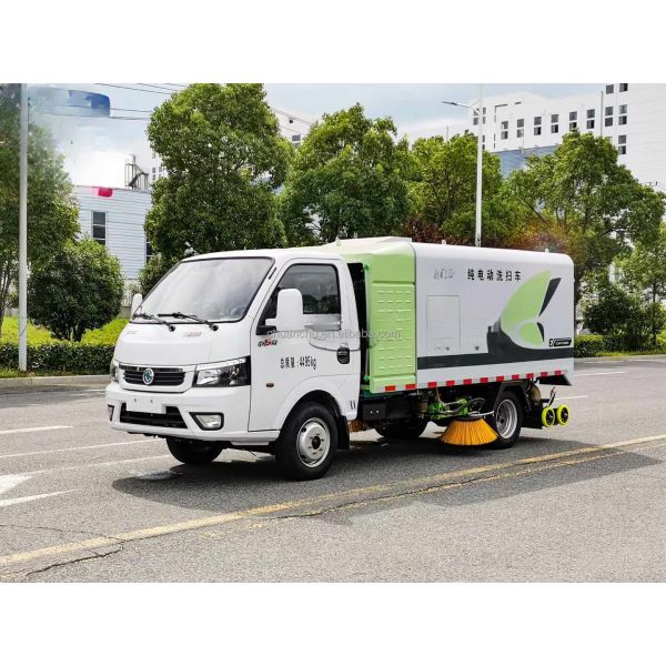 Pure Electric Municipal Sanitation Washing Street Sweeping Vehicle Road Dust Vacuum Road Sweeper Truck