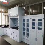 China portable full steel phenolic worktop anti-erosion lab fume hood for smoke