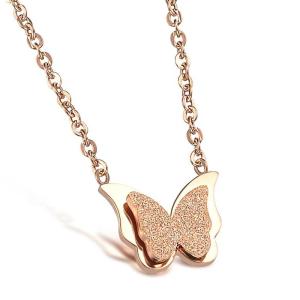 China New Fashion Tagor Jewelry 316L Stainless Steel Pendant Necklace TYGN036 wholesale