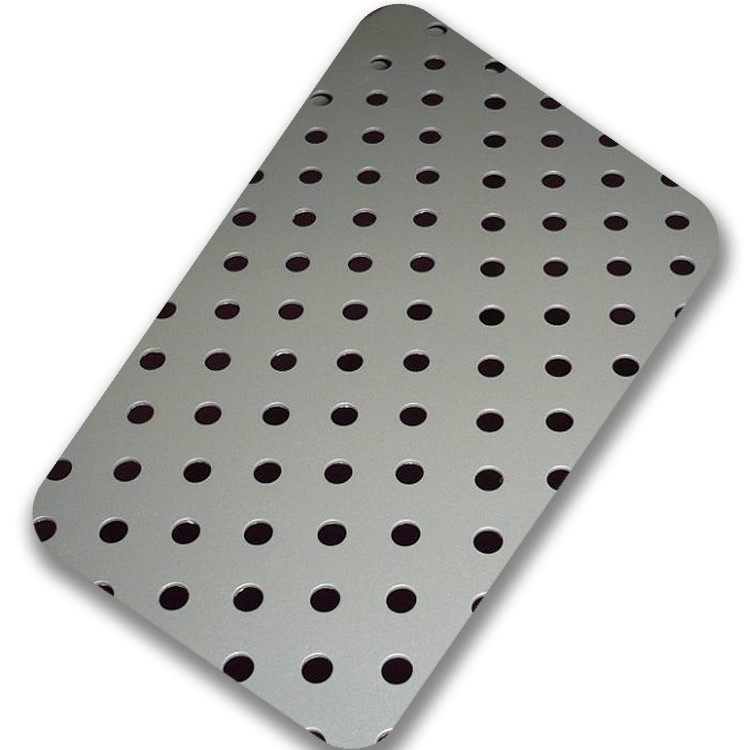 AiSi Slotted Perforated Sheet Metal Wall Decor 1.5 Mm Stainless Steel Sheet