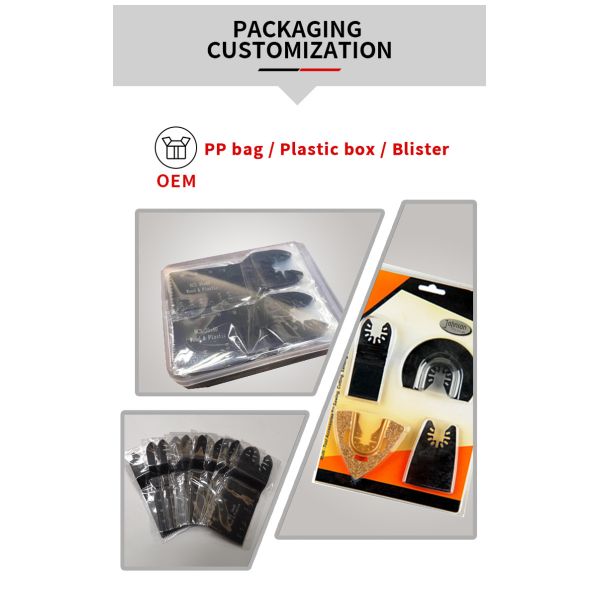 45X40mm Bi Metal HCS Oscillating Multi Tool Blades For Wood