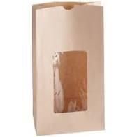 China Disposable Oil Proof Kraft Square Bottom Paper Bag wholesale