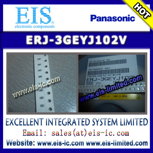 ERJ-3GEYJ102V - PANASONIC - Thick Film Chip Resistors - Email: sales009@eis-ic