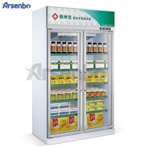China SUS201 Commercial Supermarket Refrigerator 1600L Double Temperature wholesale