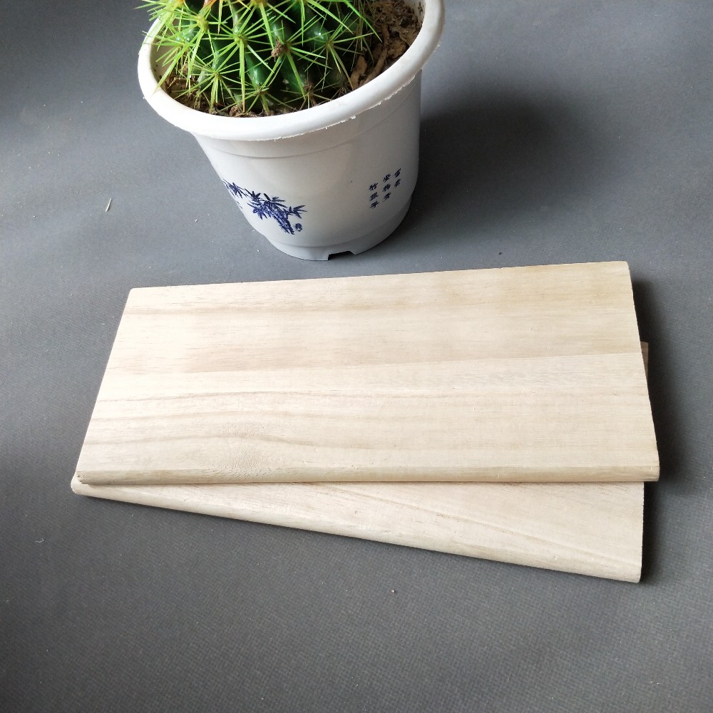 Edge Glued Solid Paulownia Wood Board With Eco Friendly Glue Customized