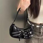 2024 American Retro Design Girls Pu Leather Shoulder Bags For Women All Seasons
