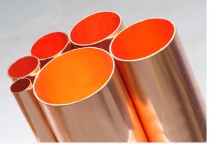 China Refrigeration Straight Copper Pipe 1mm Wall CE For Plumbing wholesale