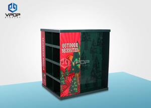 China Stable Cardboard Pallet Display , Pallet Retail Display With Christmas Pattern wholesale