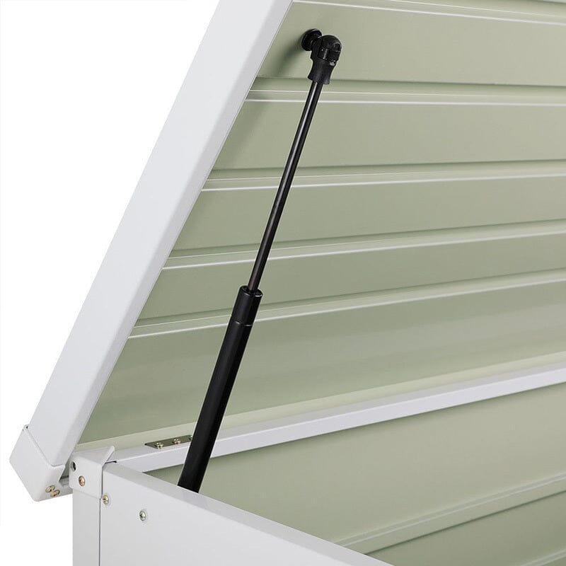Galvanized Steel Outdoor Storage Box for Garden Tools and Cushions Sustainable Design