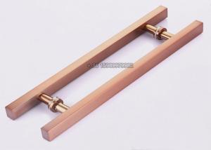 China Bathroom Stainless Steel Glass Door Handle Corrosionproof Wearproof Aesthetics wholesale