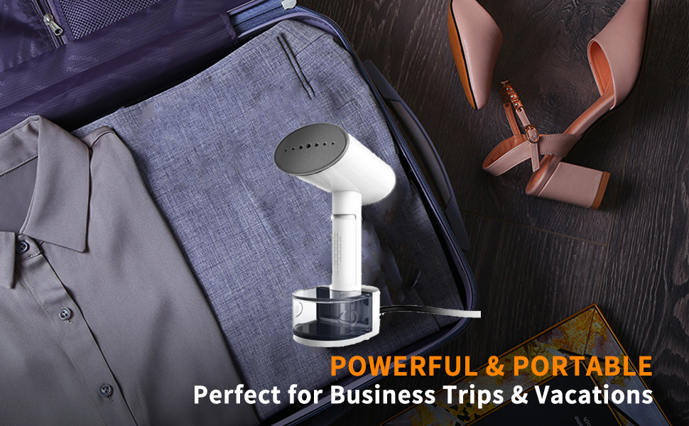 Hair Brush Accessories Mini Handheld Iron Portable Steam Ironing Brush for Travel