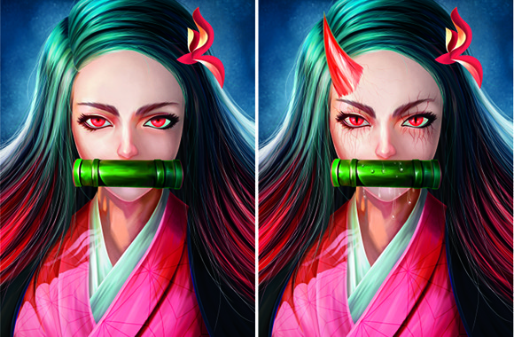 Custom Lenticular 3d Pictures Decorative Anime 3D Lenticular Image