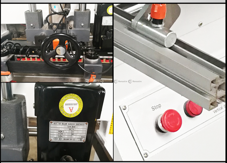 Double Line Wood Boring Machine Vertical Drilling Hinge Boring Machine 2840rmp