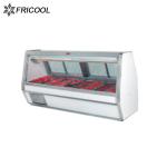 R290 Refrigerant Meat Display Cooler 500L Butcher Display Fridge 115V 60HZ