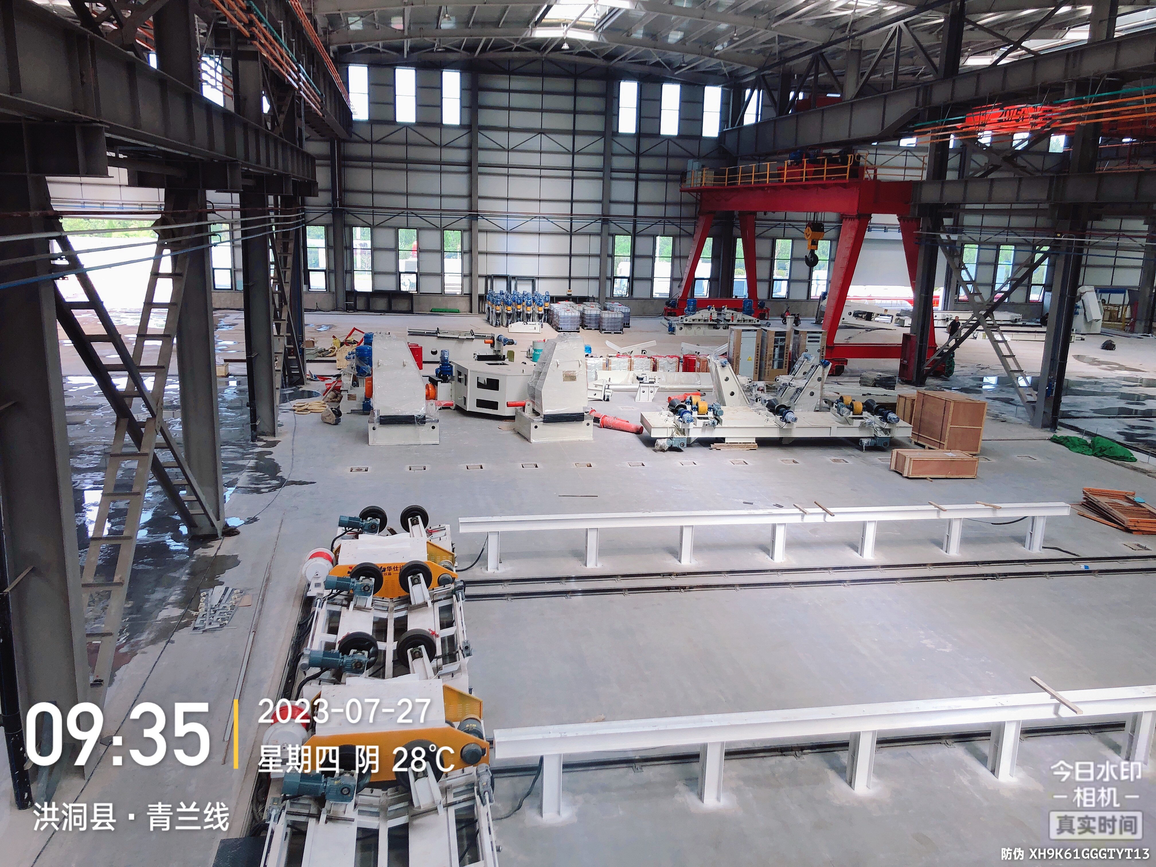 Polyurethane Spraying Prefabricated Insulated Steel Pipe Automatic Production Line