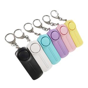 China Lightweight Women'S Siren Alarm Keychain Logo Printed FCC Certificate wholesale