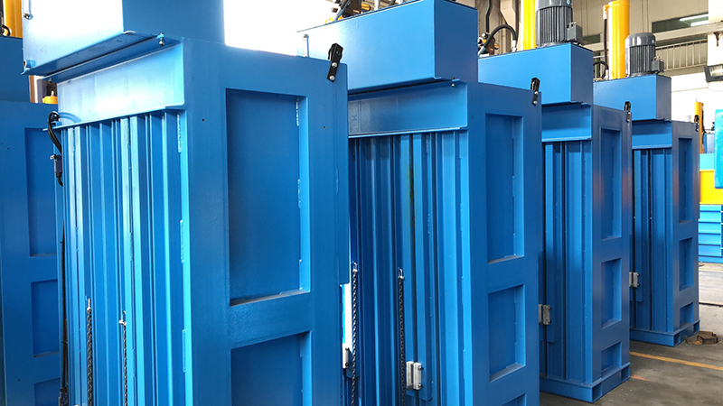 Vertical Hydraulic Plastic Baling Machine Press Waste Paper Baler Machine