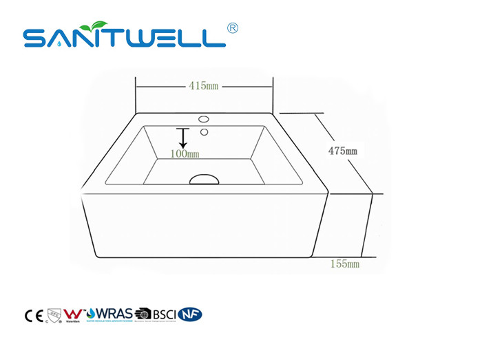Beautiful Appearance Hand Wash Ceramic Art Basin For Bathroom Toilet Modern Design