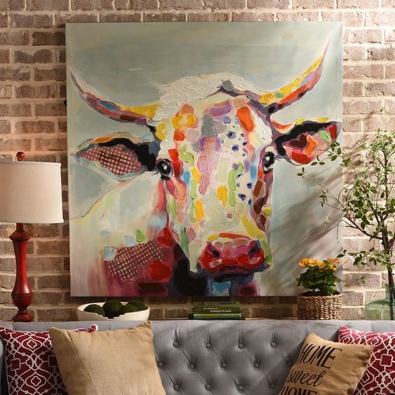 Home Decoration 6 Panel Canvas Prints Wall Art City Pattern ODM / OEM