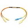 Mode Conditioning 62.5 / 50mm multimode Optical Fiber Patch Cord Compliant With IEEE802.3Z for sale
