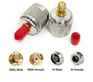 China N Male To SMA Radio Frequency Connector Female Adapter 50 Ohm Impedance wholesale