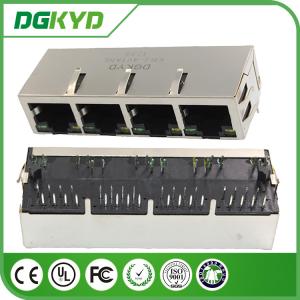 China Multi Port RJ45 Integrated Magnetics 8P8C Pcb Mountable Communication wholesale