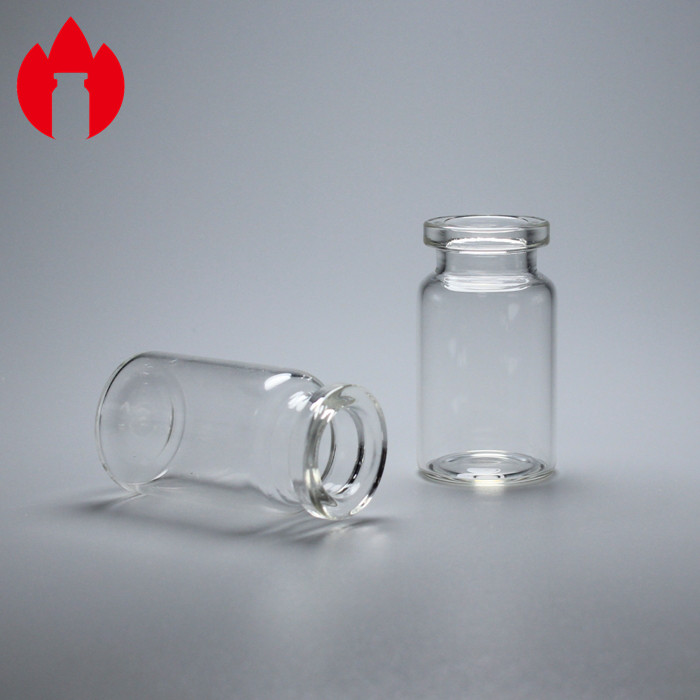 Customized 5ml Transparent Medicinal Borosilicate Glass Tube Vials