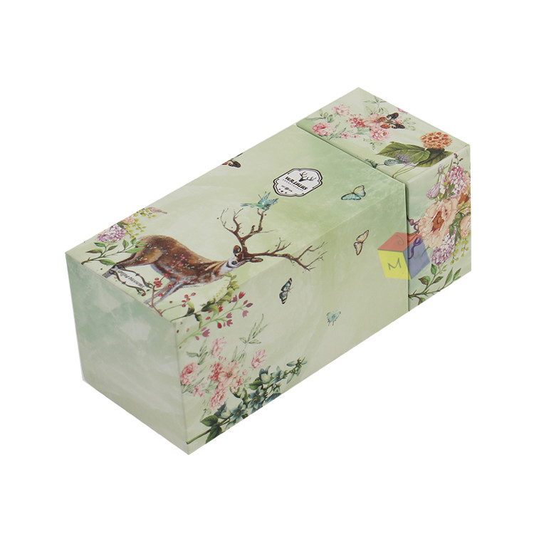Luxury Custom Empty Paper Cardboard Cosmetic Perfume Bottle With Box Lid And Base Design