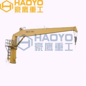 China 3 ton 5ton 10 ton Stiff Boom Marine Cranes for sale offshore crane Ship Deck Crane for sale wholesale